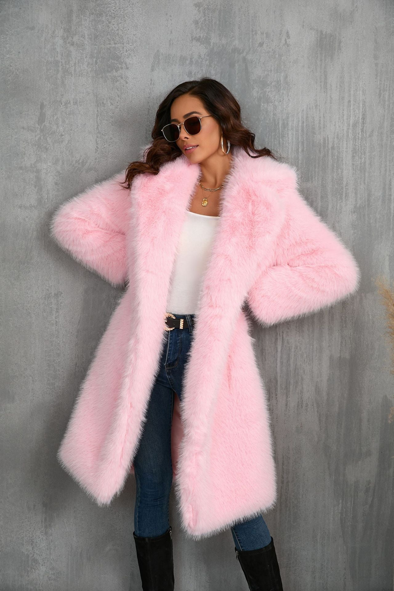 Bianca Luxe Faux Fur Coat