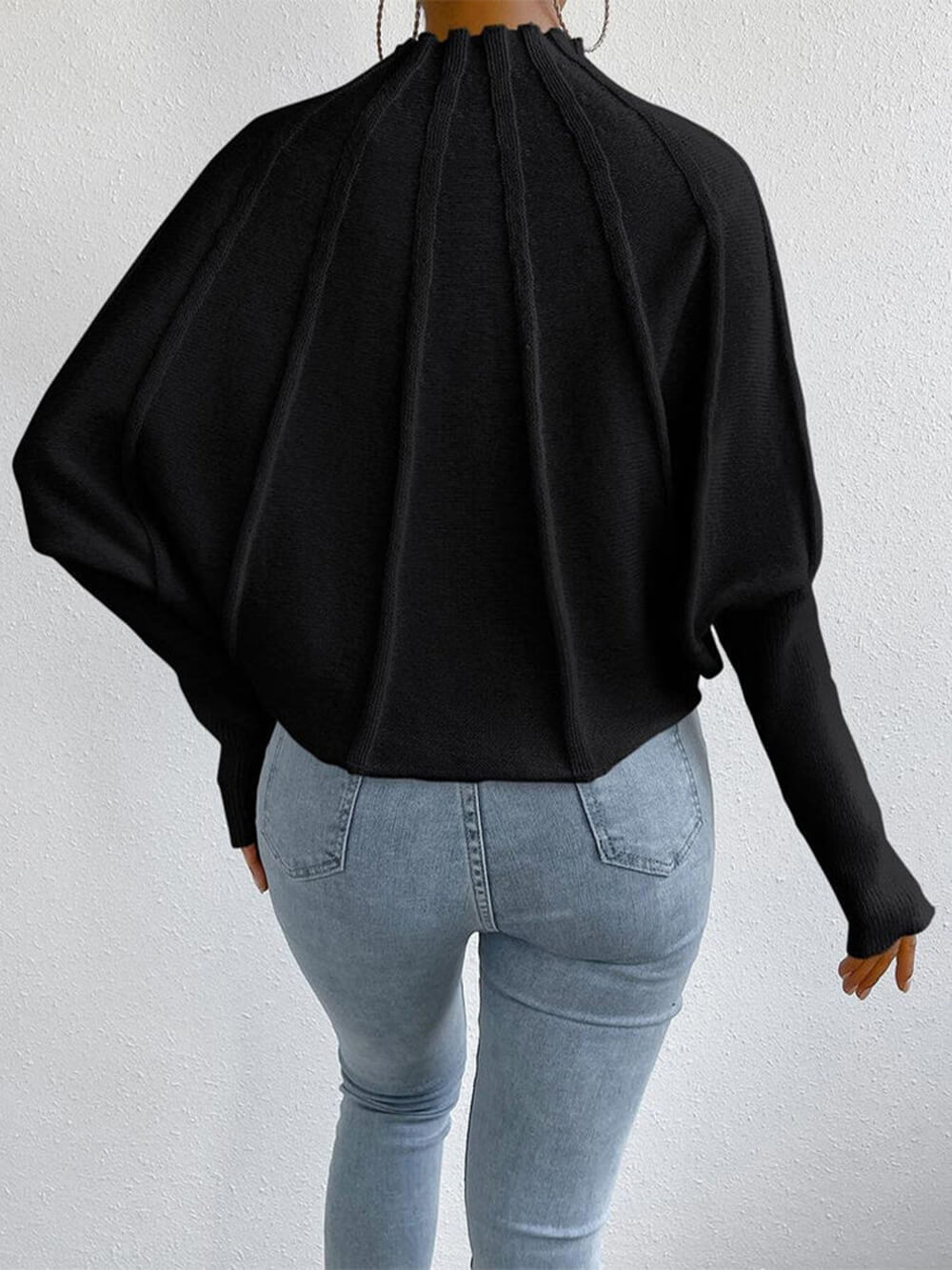 Suéter sencillo con mangas dolman