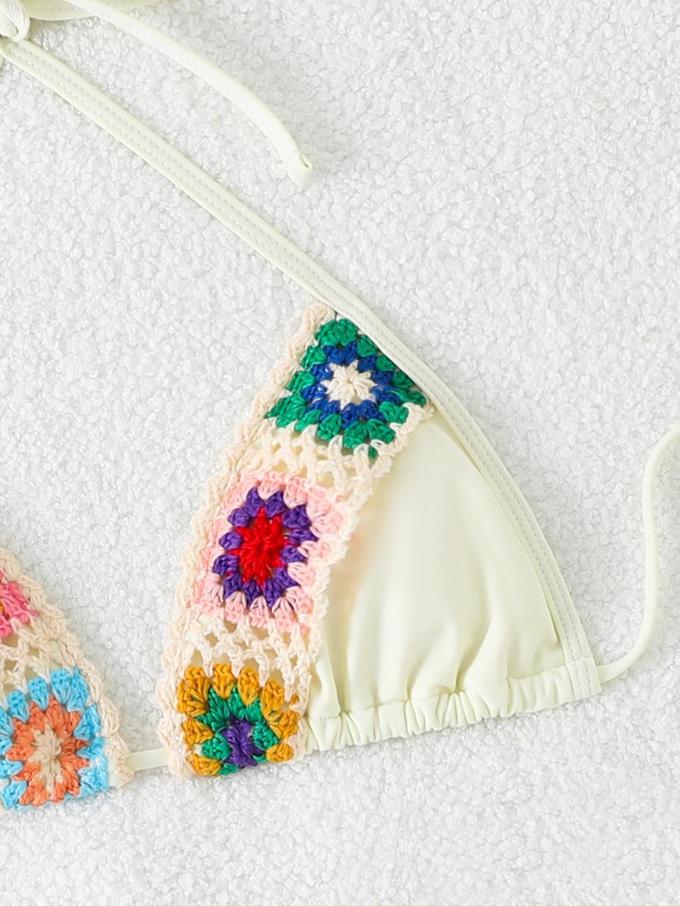 Marisol Crochet Trim Bikini Set