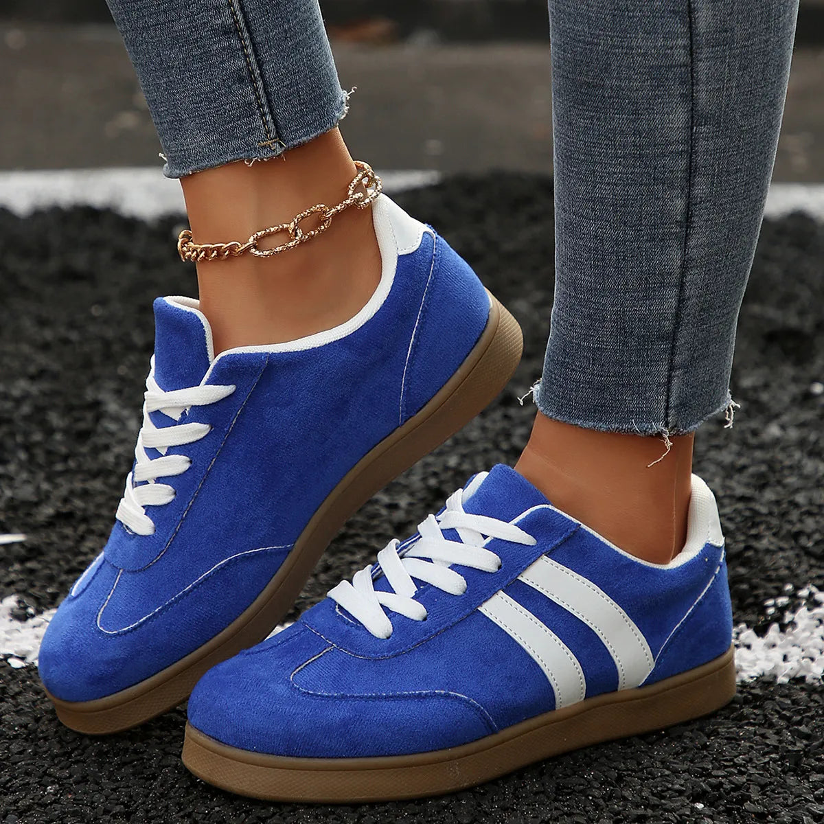 Round Toe Platform Sneakers