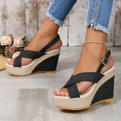 Open Toe Wedge Sandals