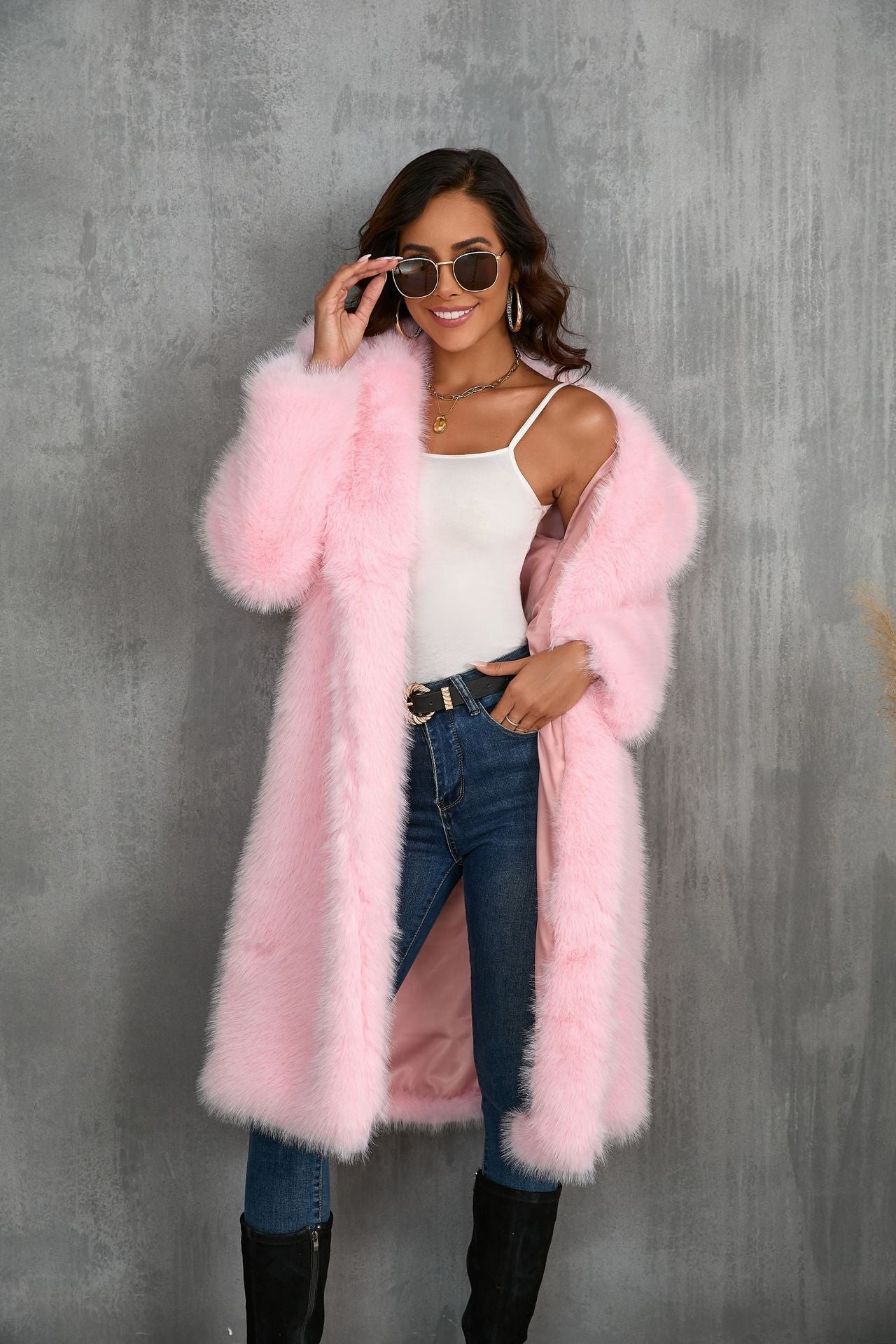 Bianca Luxe Faux Fur Coat