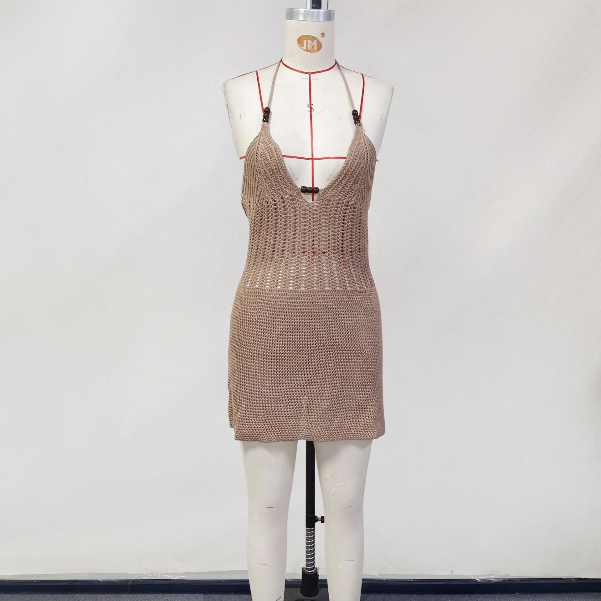Azurea Crochet Mini Dress