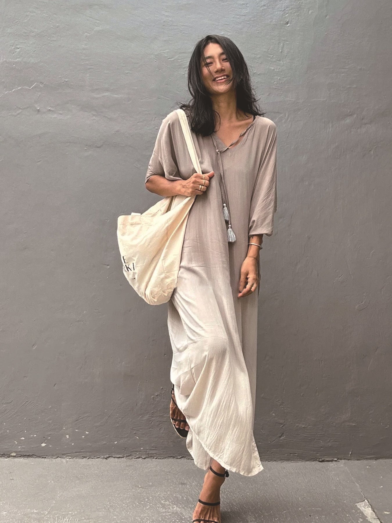 Sienna Ombre Kaftan Midi Dress
