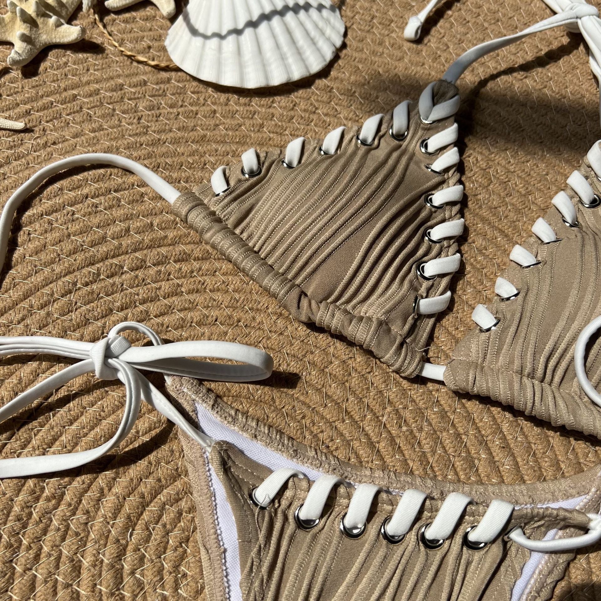 Zahara Sunset Lace-Up Bikini
