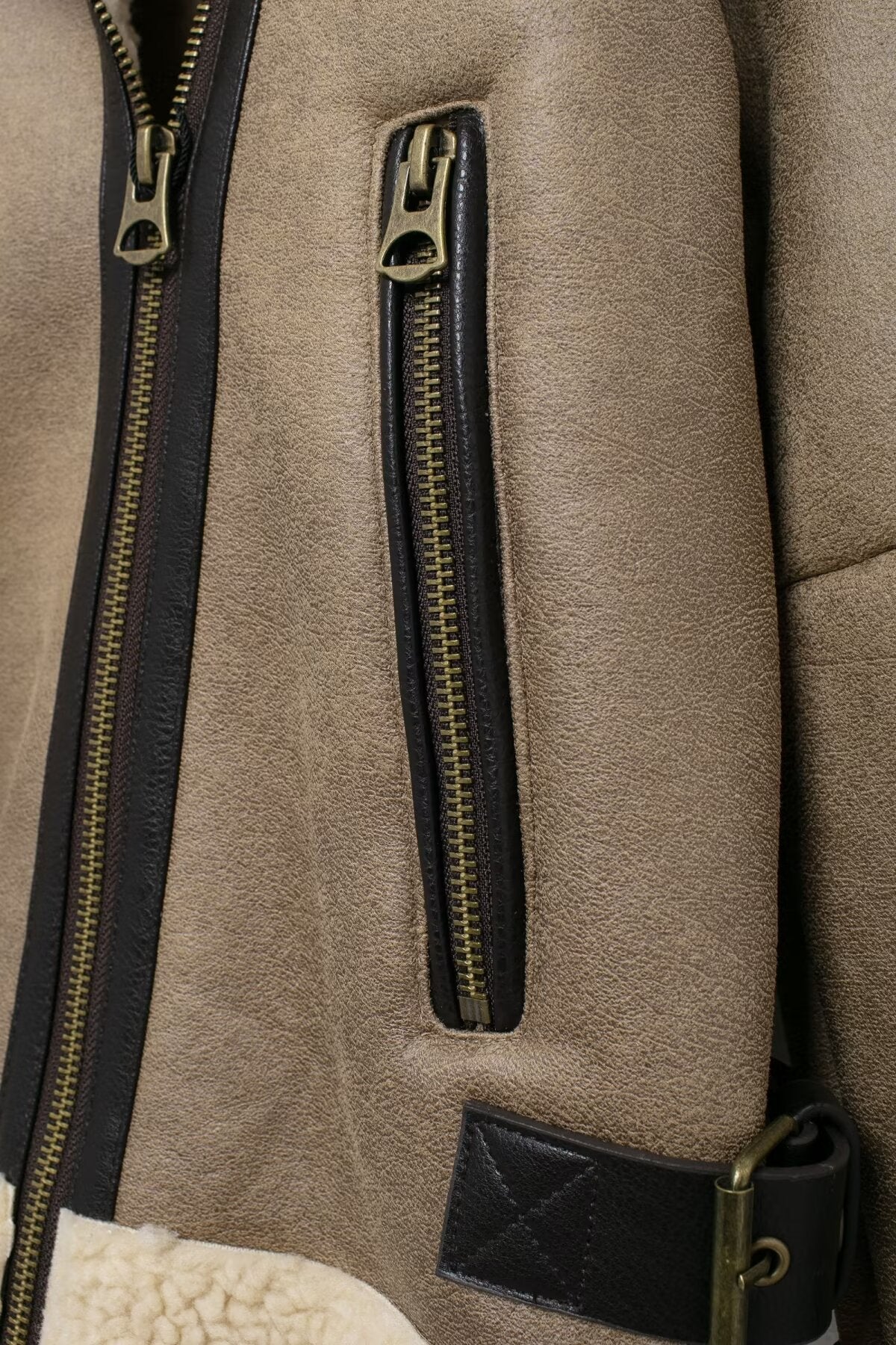 Aviator Chic Shearling Jacket
