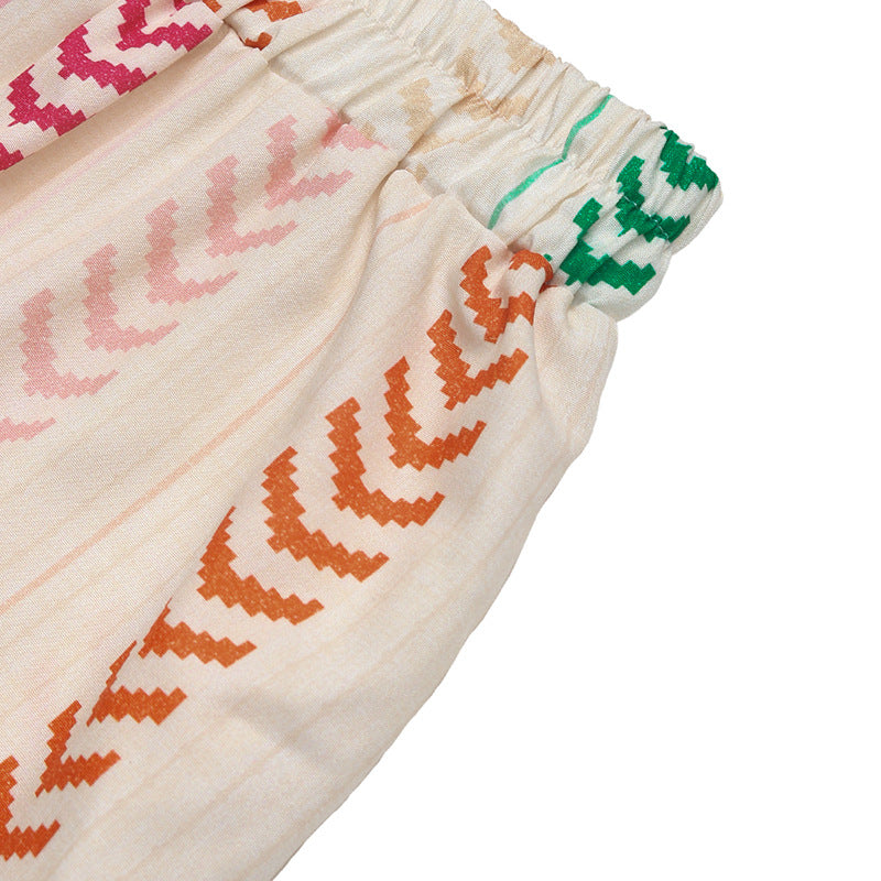 Elara Boho Striped Maxi Skirt