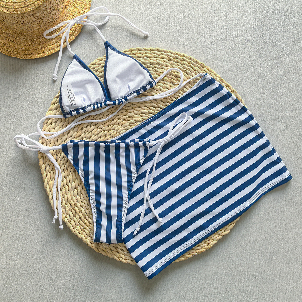 Marina Striped Bikini Set