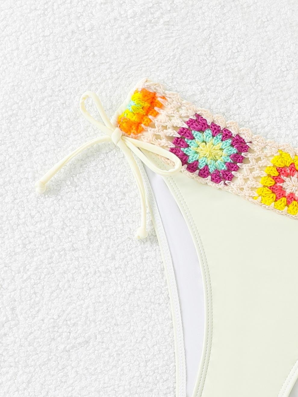 Marisol Crochet Trim Bikini Set