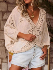 Del Mar Vintage Crochet Top