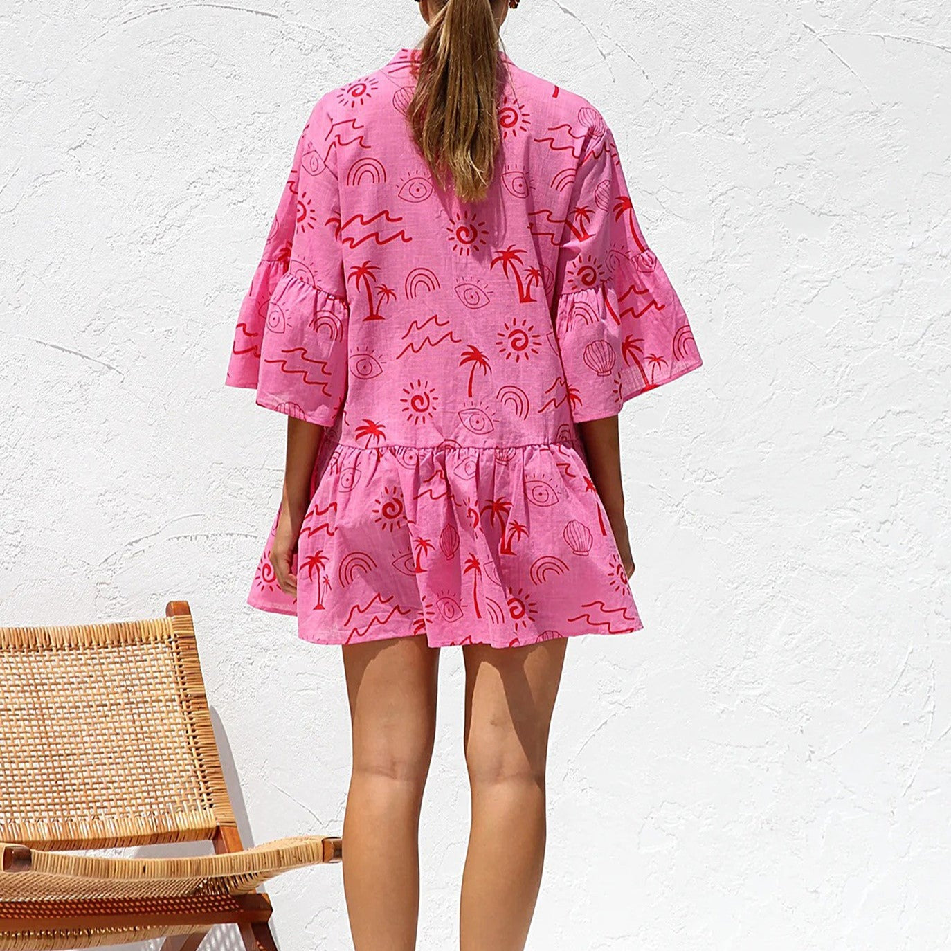 Capri Shirt Mini Dress