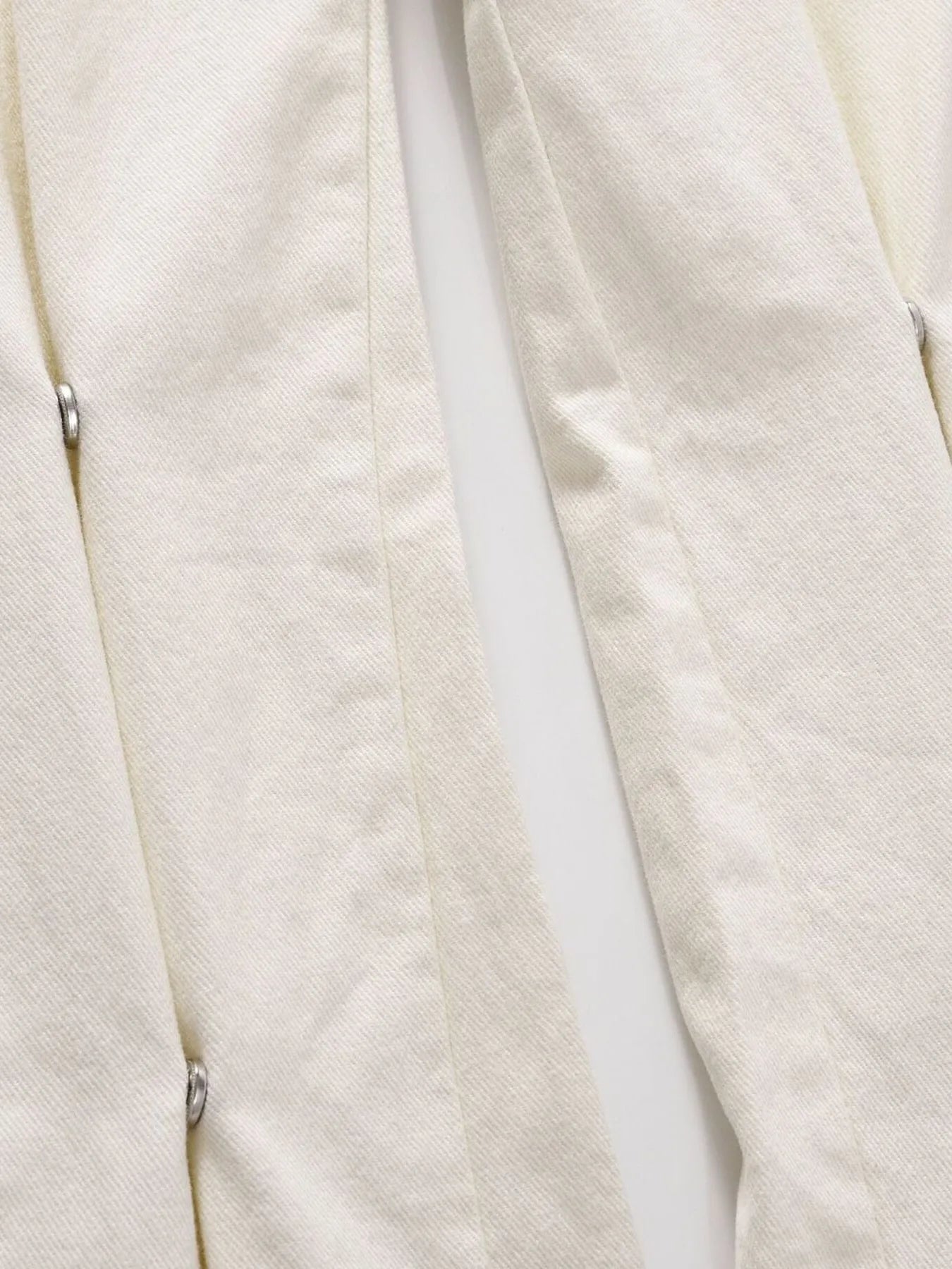 Men's Slim Straight Jeans with Snap Detail