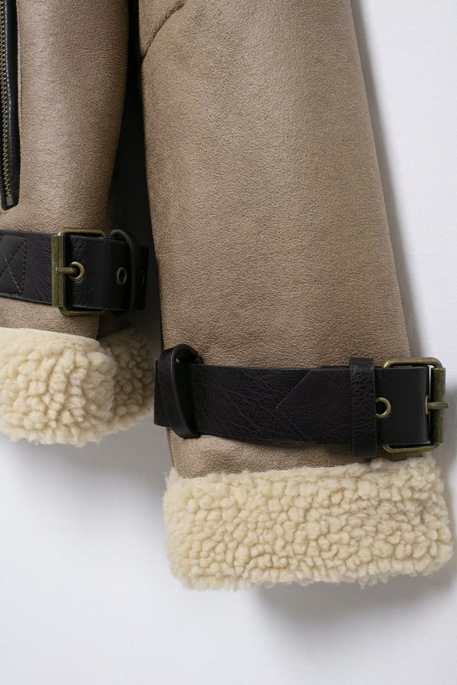 Aviator Chic Shearling Jacket