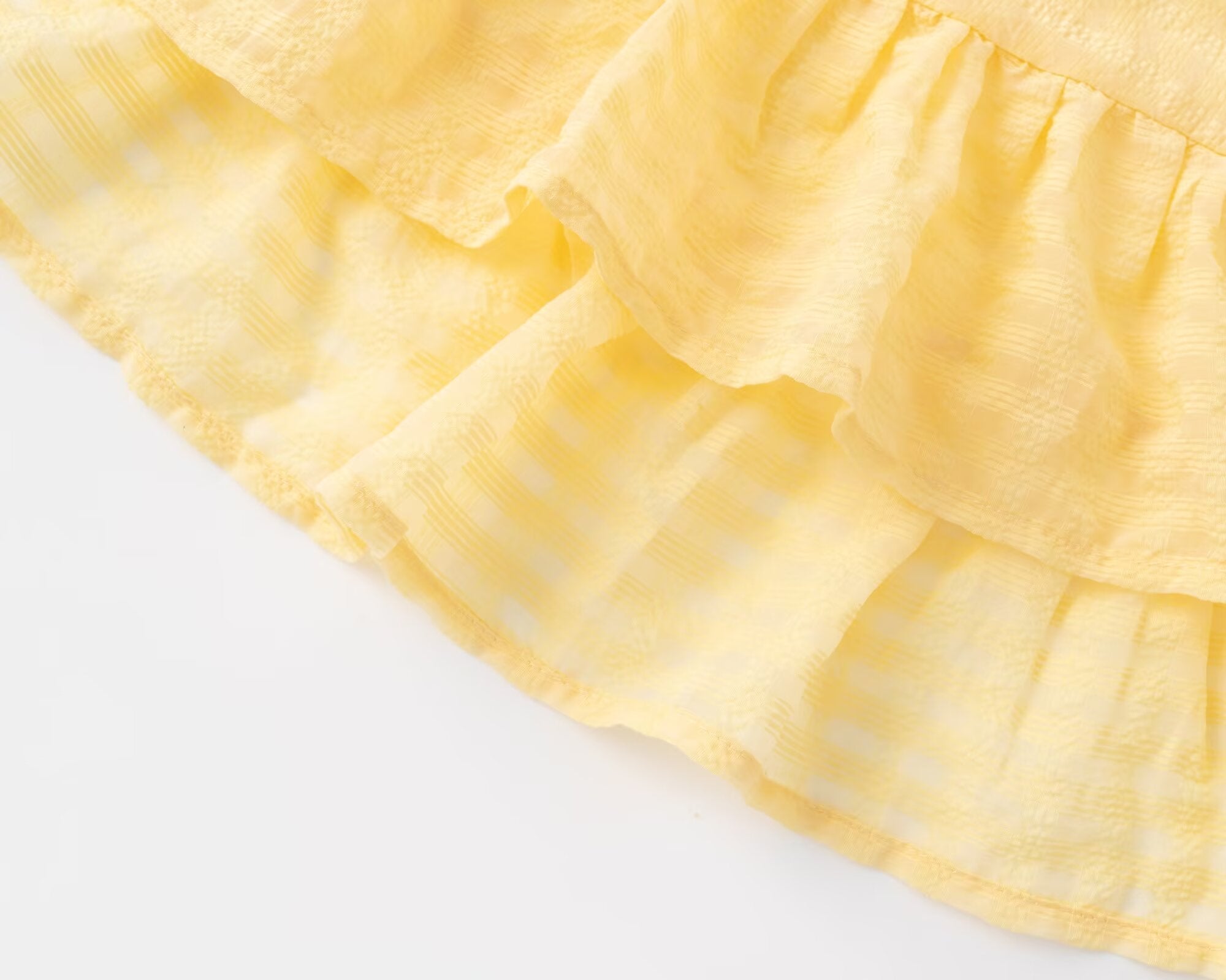 Soleil Draped Ruffle Midi Dress