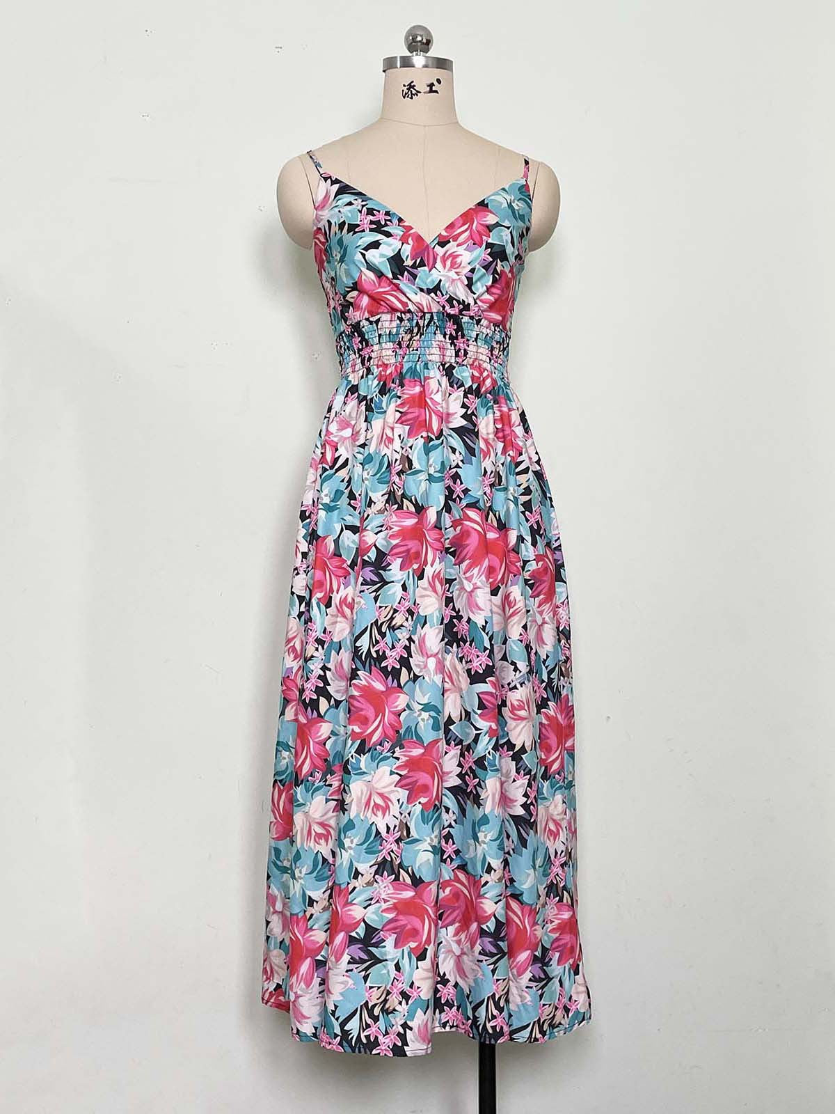 Elara Bloom Midi Dress