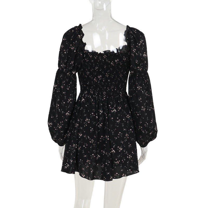 Amelia Floral Puff Sleeve Mini Dress