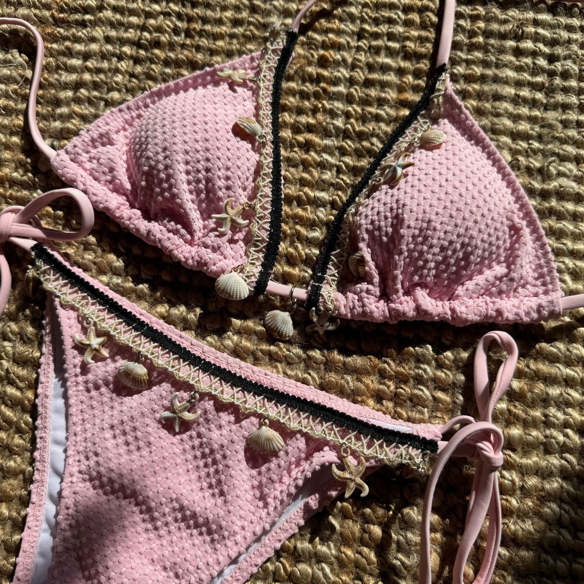 Capri Shell Tie Bikini Set