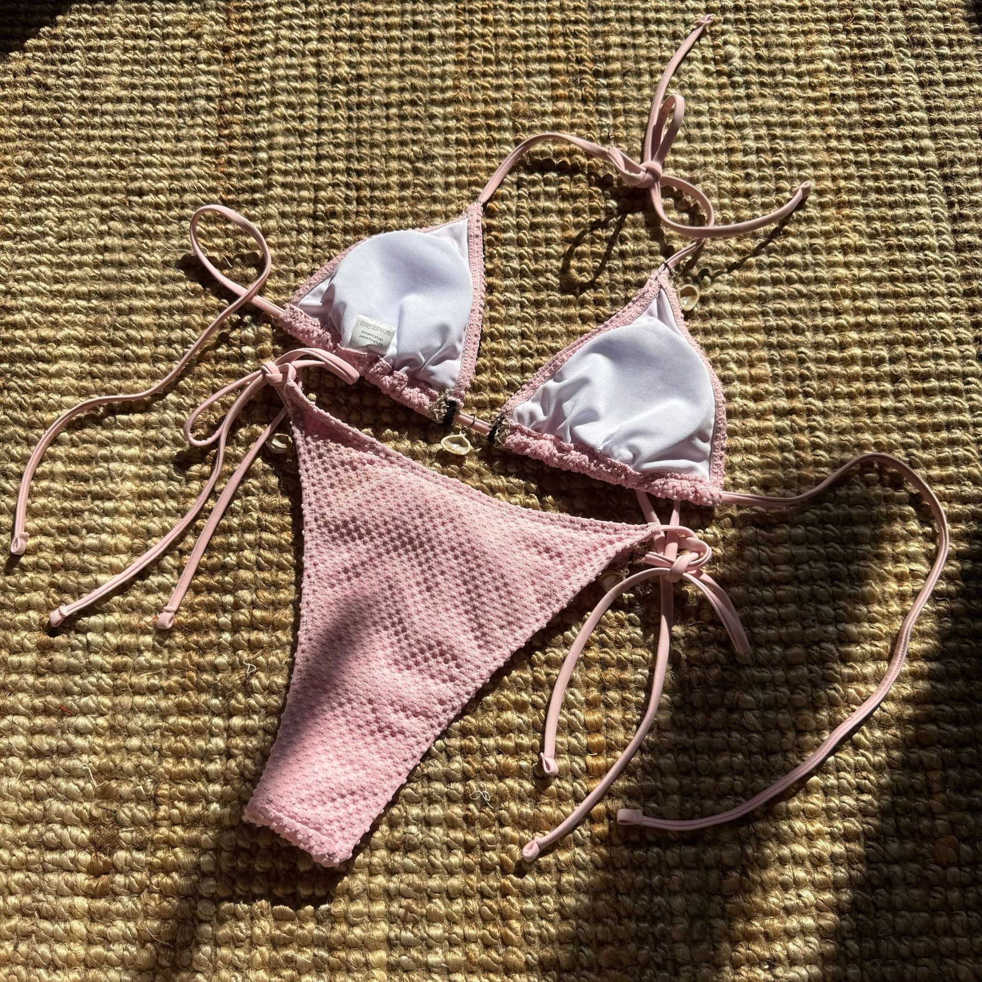 Capri Shell Tie Bikini Set