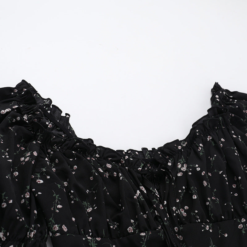 Amelia Floral Puff Sleeve Mini Dress
