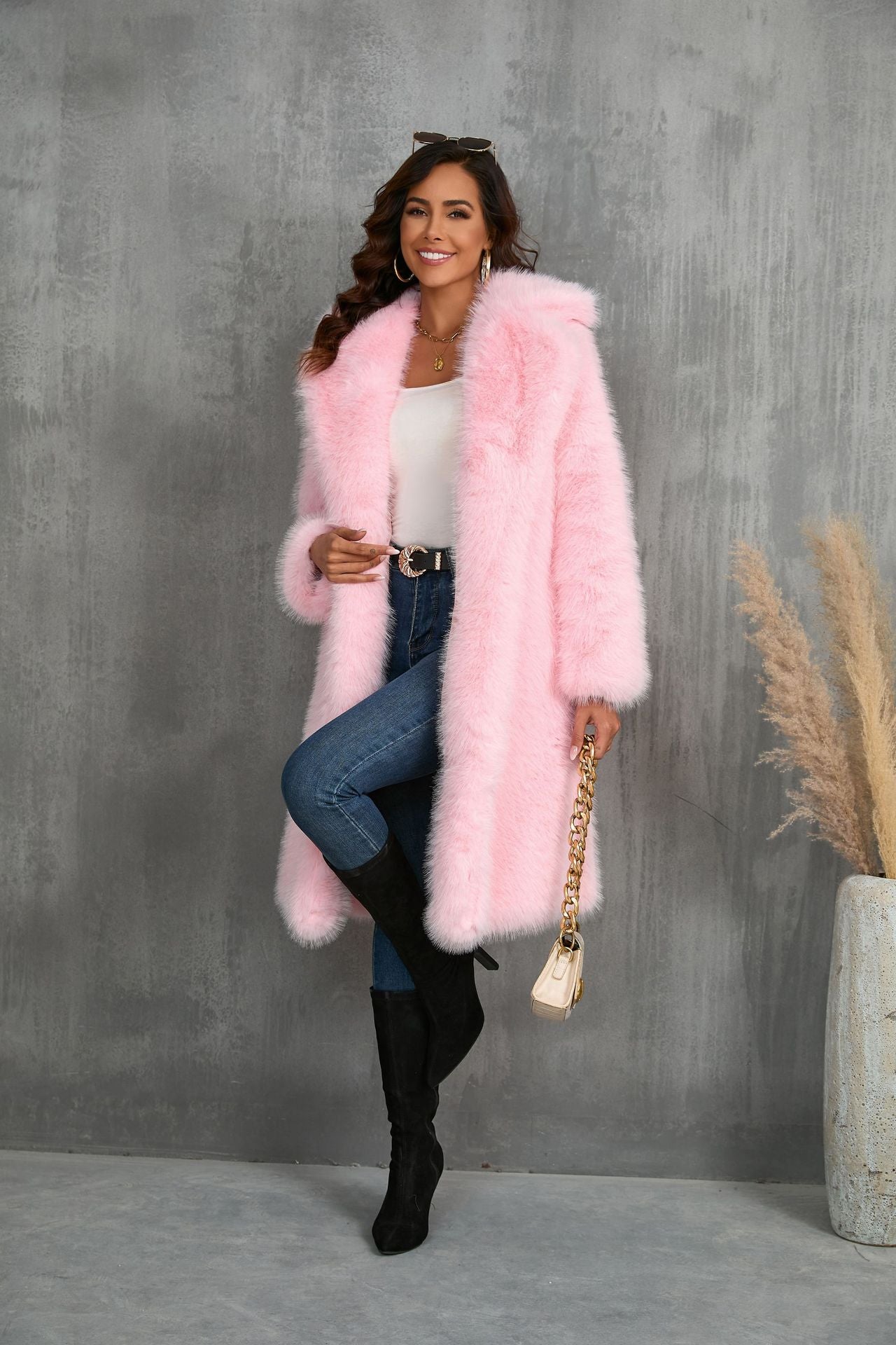 Bianca Luxe Faux Fur Coat