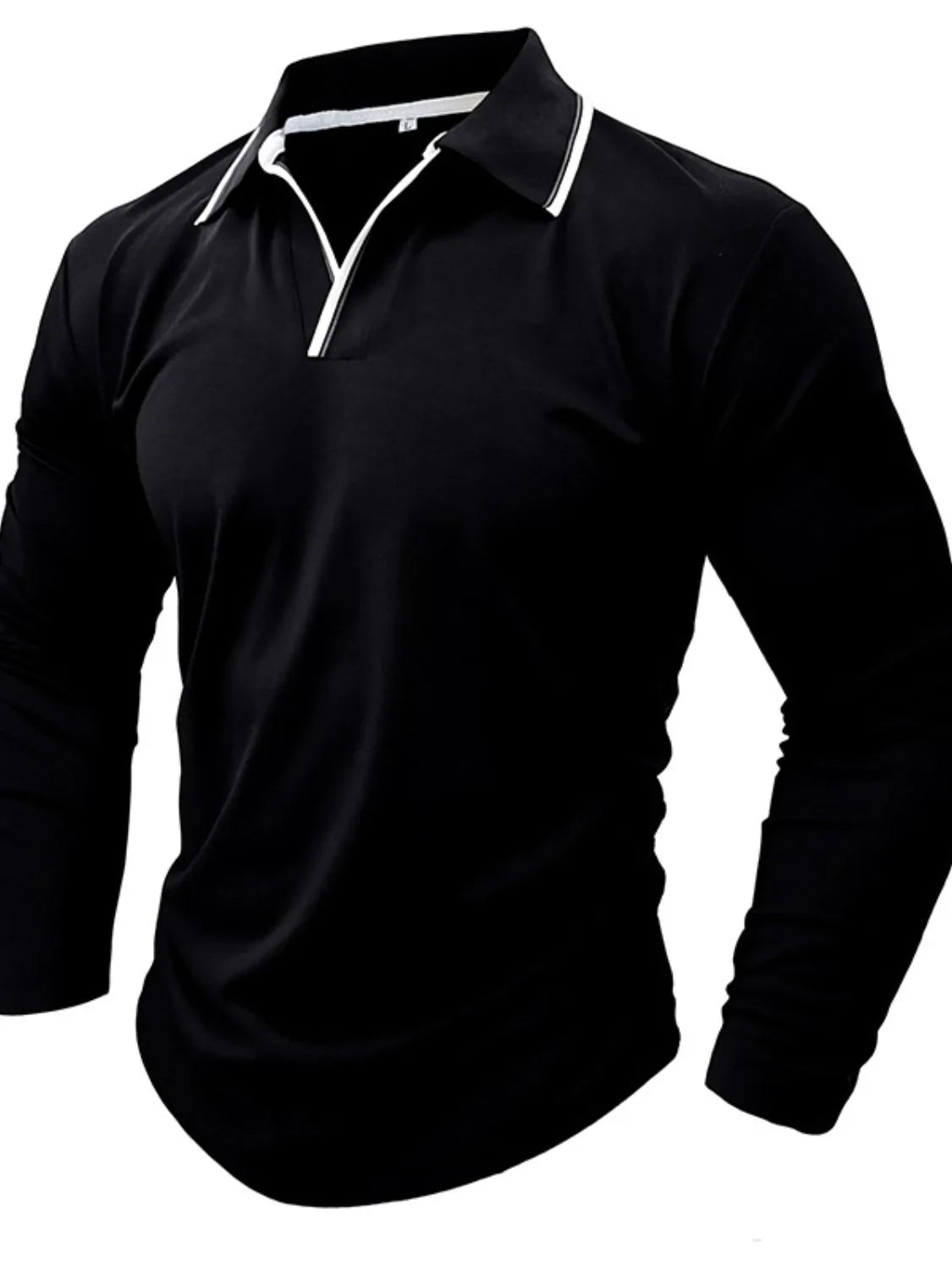 Men's Classic Long Sleeve Polo Shirt