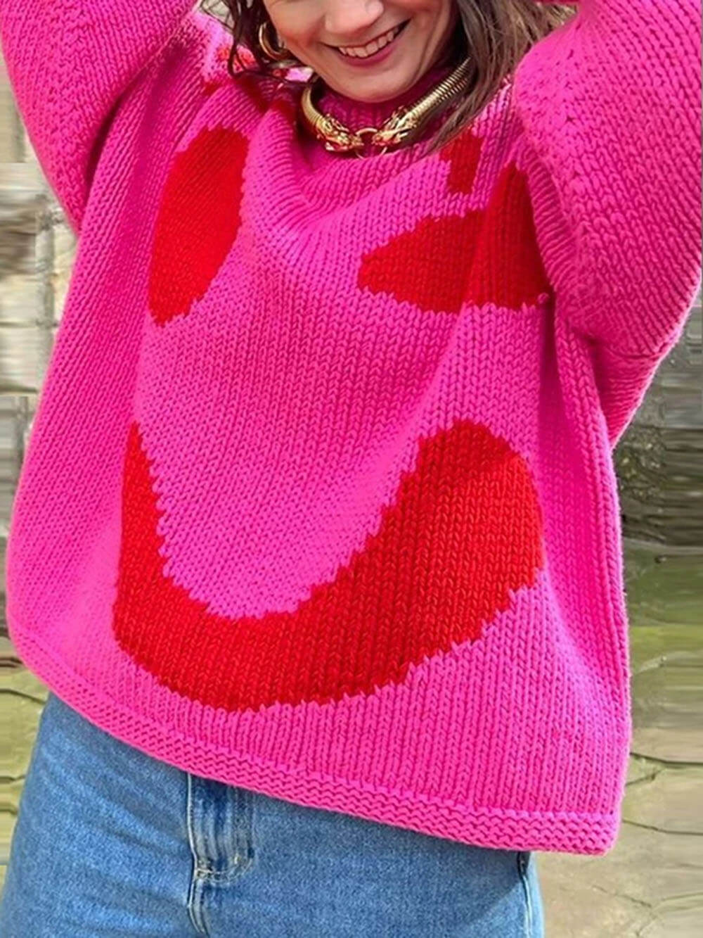 Happy Sunday Wohlfühl-Strickpullover
