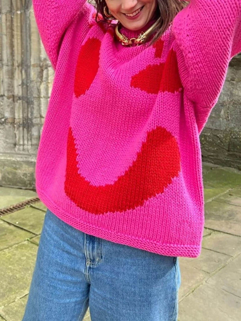 Happy Sunday Wohlfühl-Strickpullover