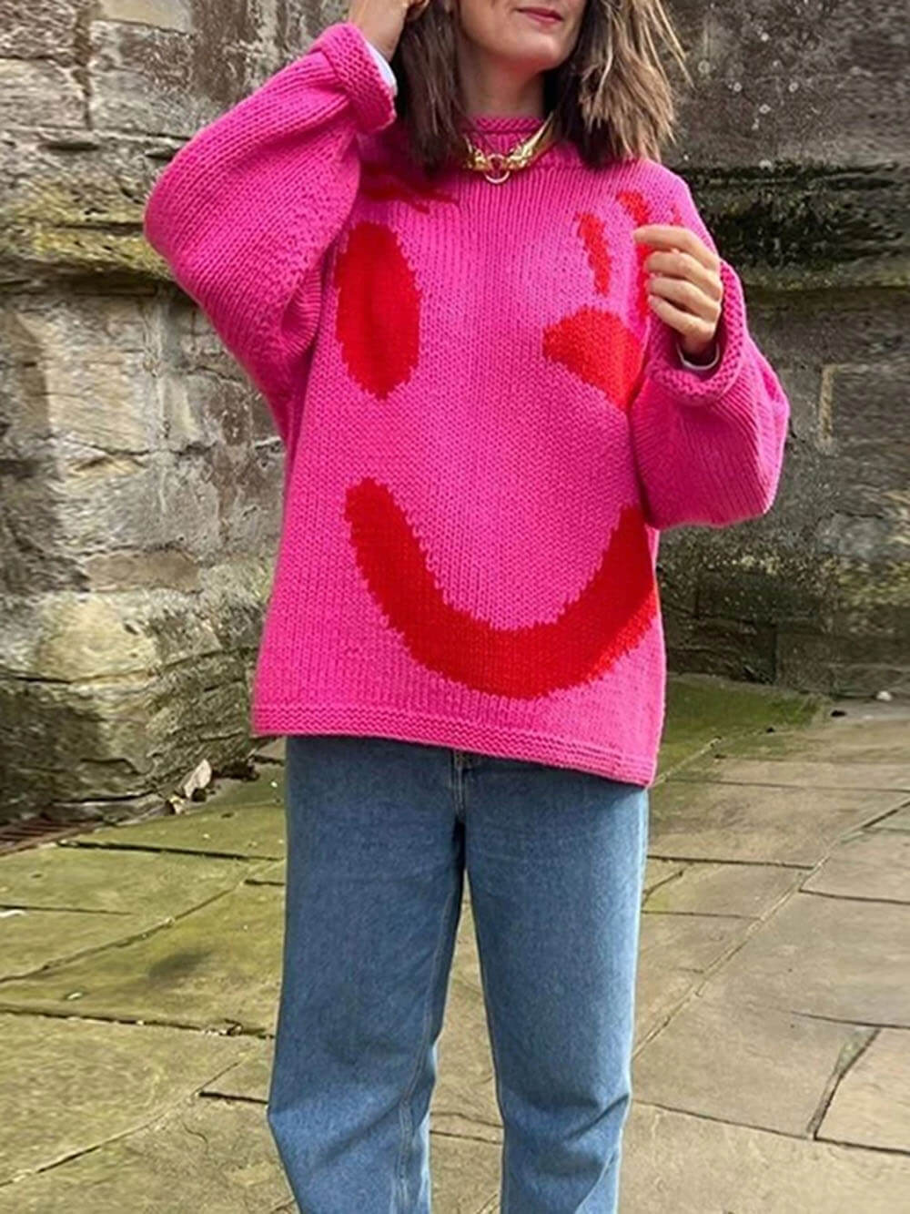 Happy Sunday Wohlfühl-Strickpullover