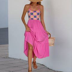 Lola Crochet-Top Tiered Sundress