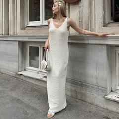 Fresh Strapless Sleeveless Dress