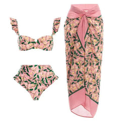 Flora Camille Ruffle Bikini Set