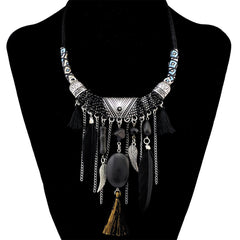 Earthly Gypsy Statement Long Necklace