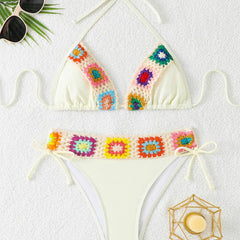 Marisol Crochet Trim Bikini Set