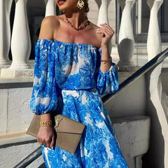Celeste Off-Shoulder Maxi Dress