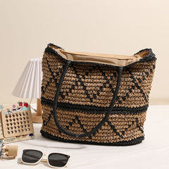 Maya Woven Geo Tote