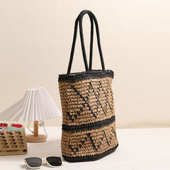 Maya Woven Geo Tote