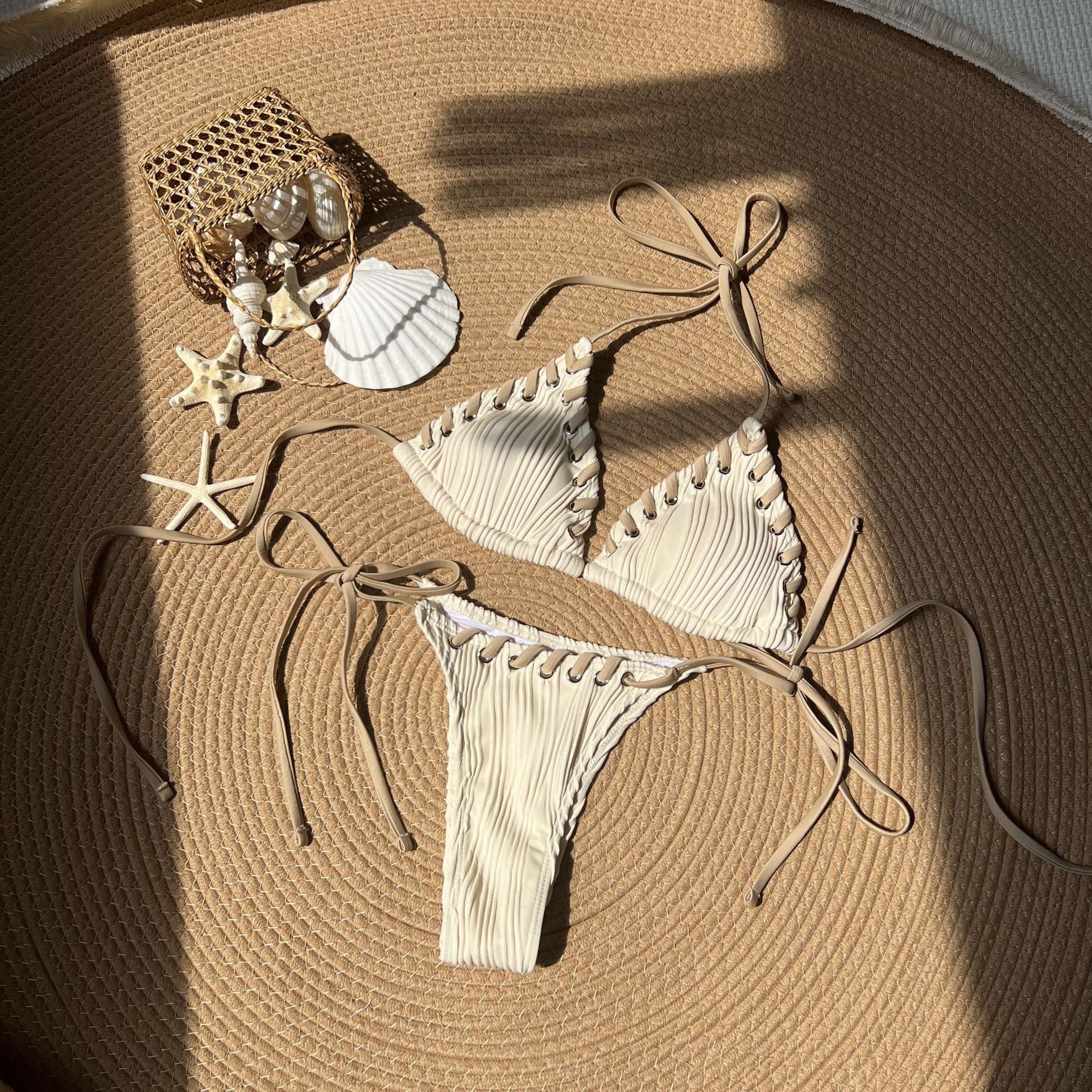 Zahara Sunset Lace-Up Bikini