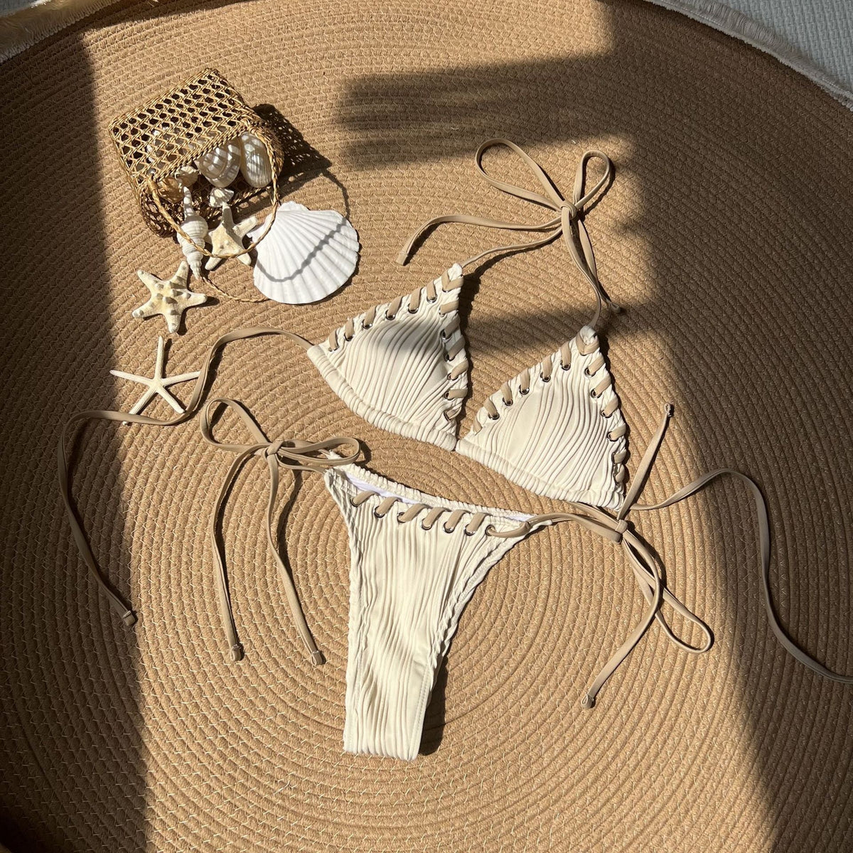 Zahara Sunset Lace-Up Bikini