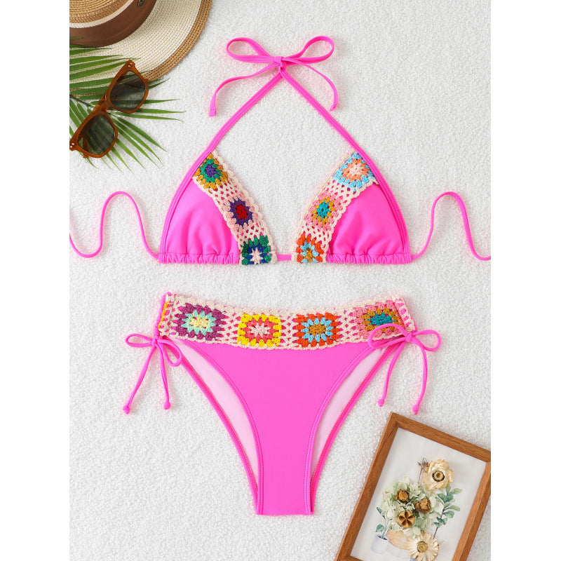 Marisol Crochet Trim Bikini Set