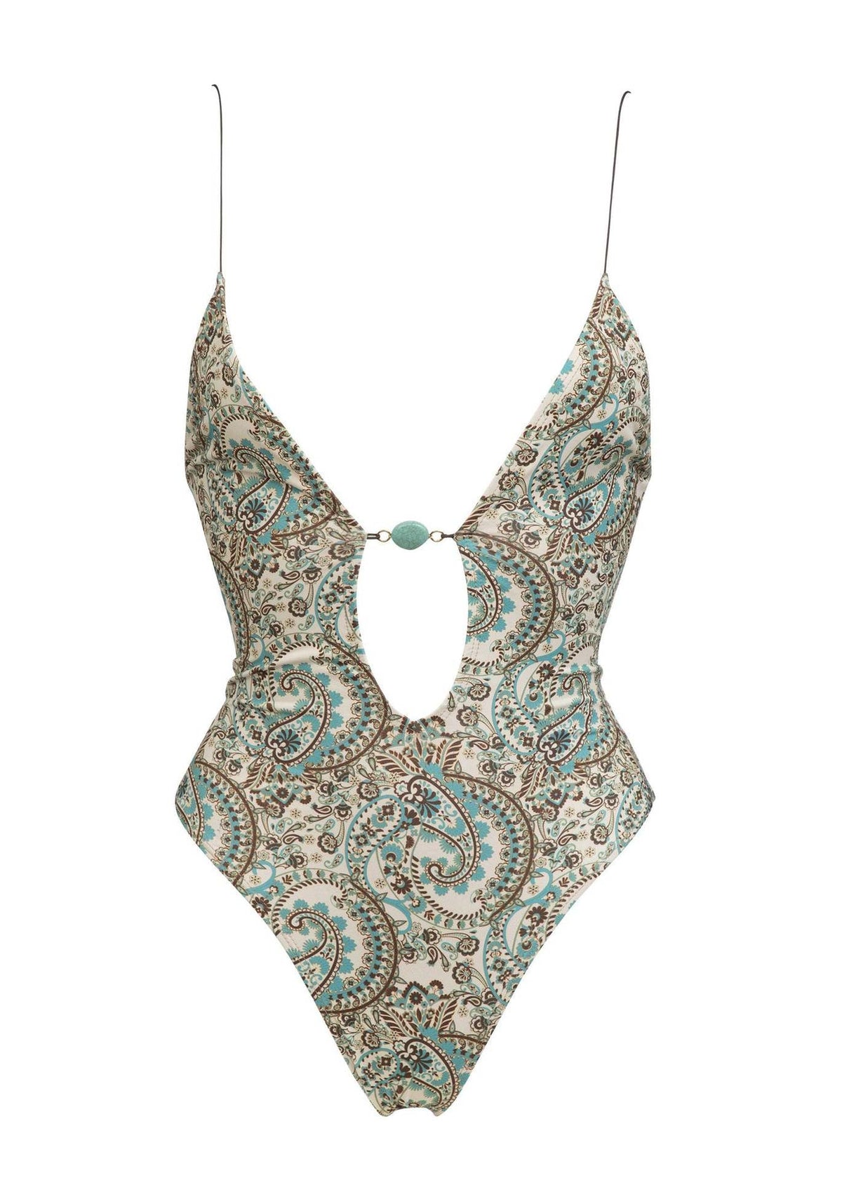 Boho Breeze 'Sienna' Paisley Cutout One-Piece