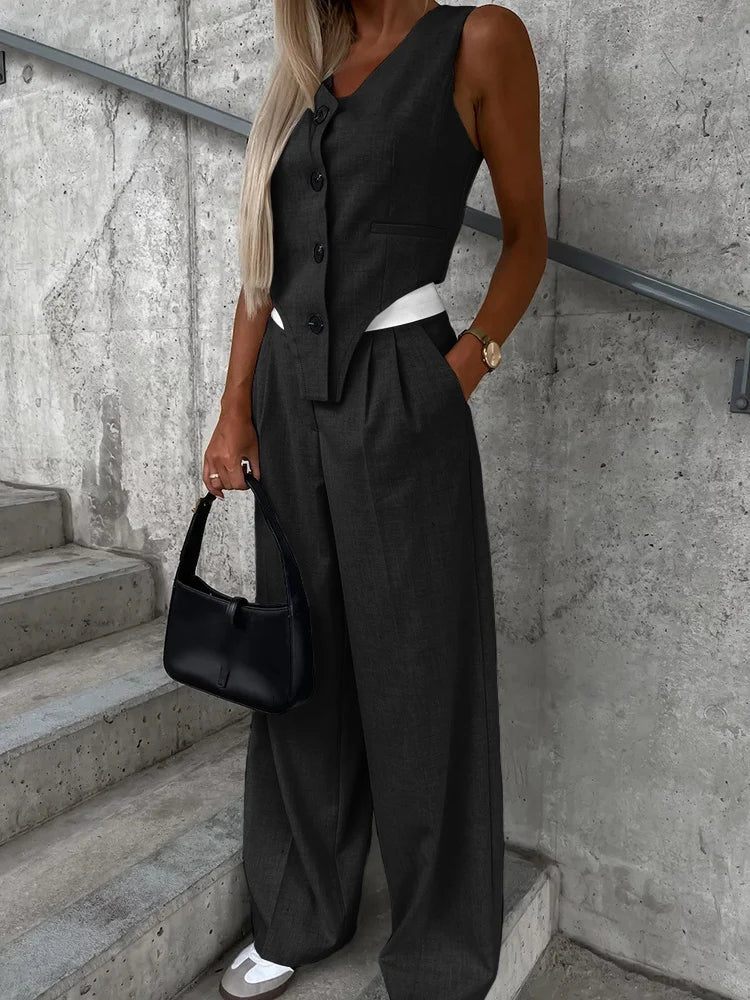 Traje Elettra Top + Pantalón