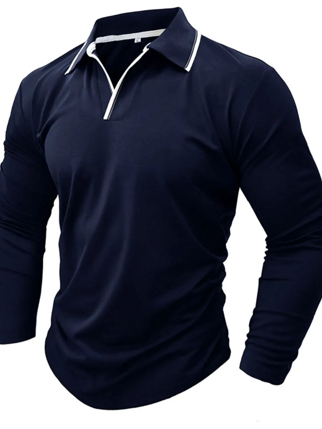 Men's Classic Long Sleeve Polo Shirt
