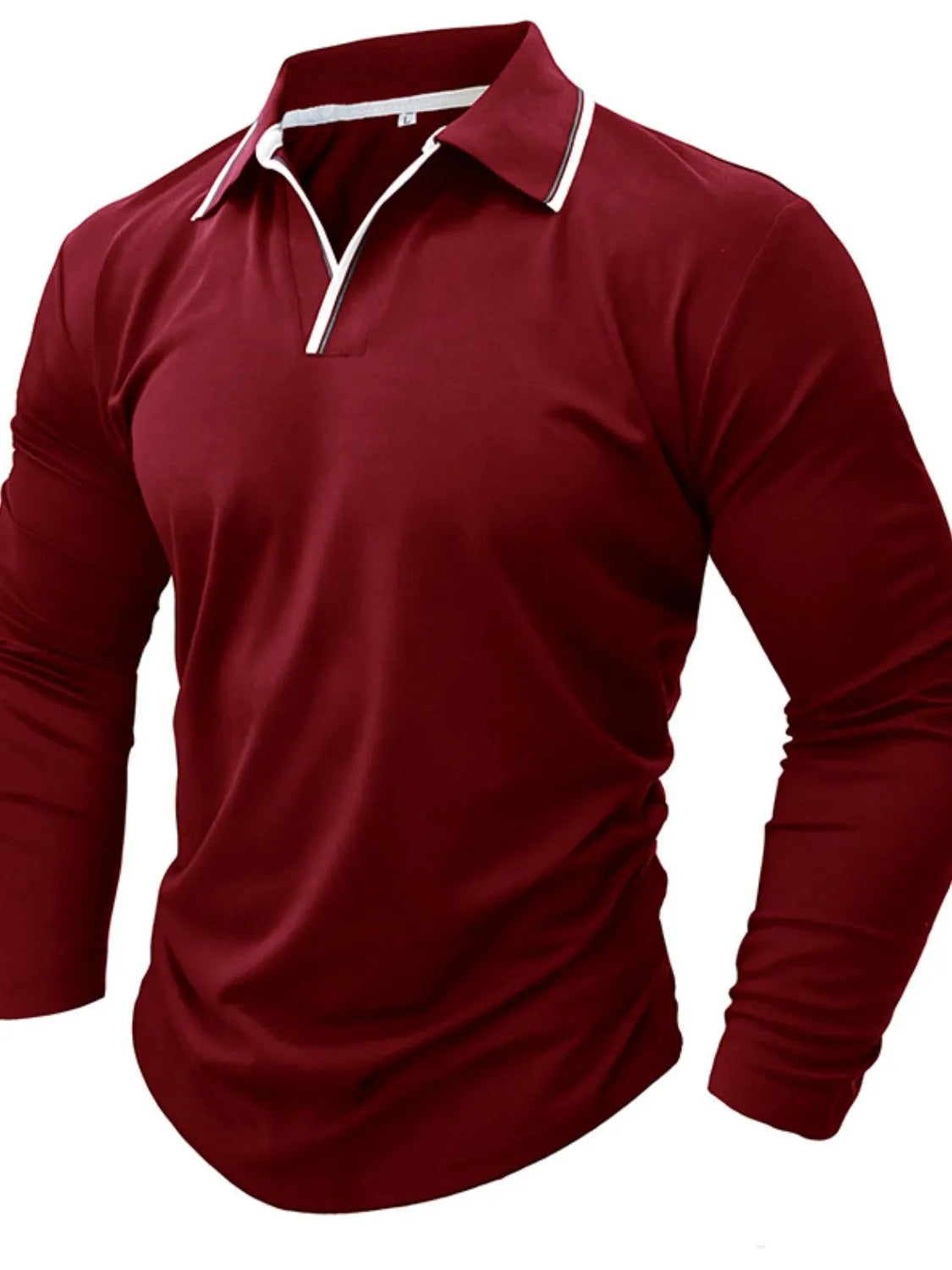 Men's Classic Long Sleeve Polo Shirt