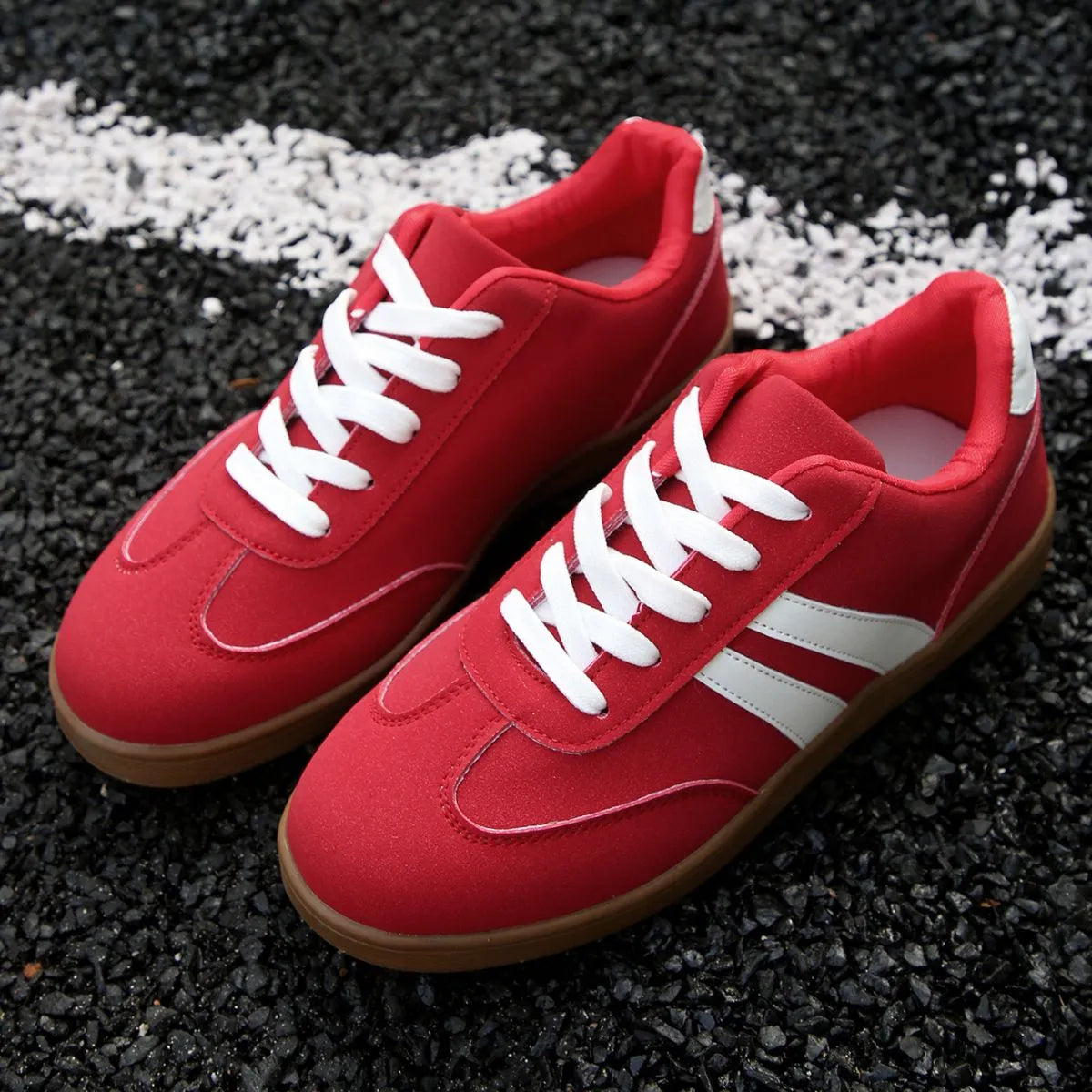 Round Toe Platform Sneakers