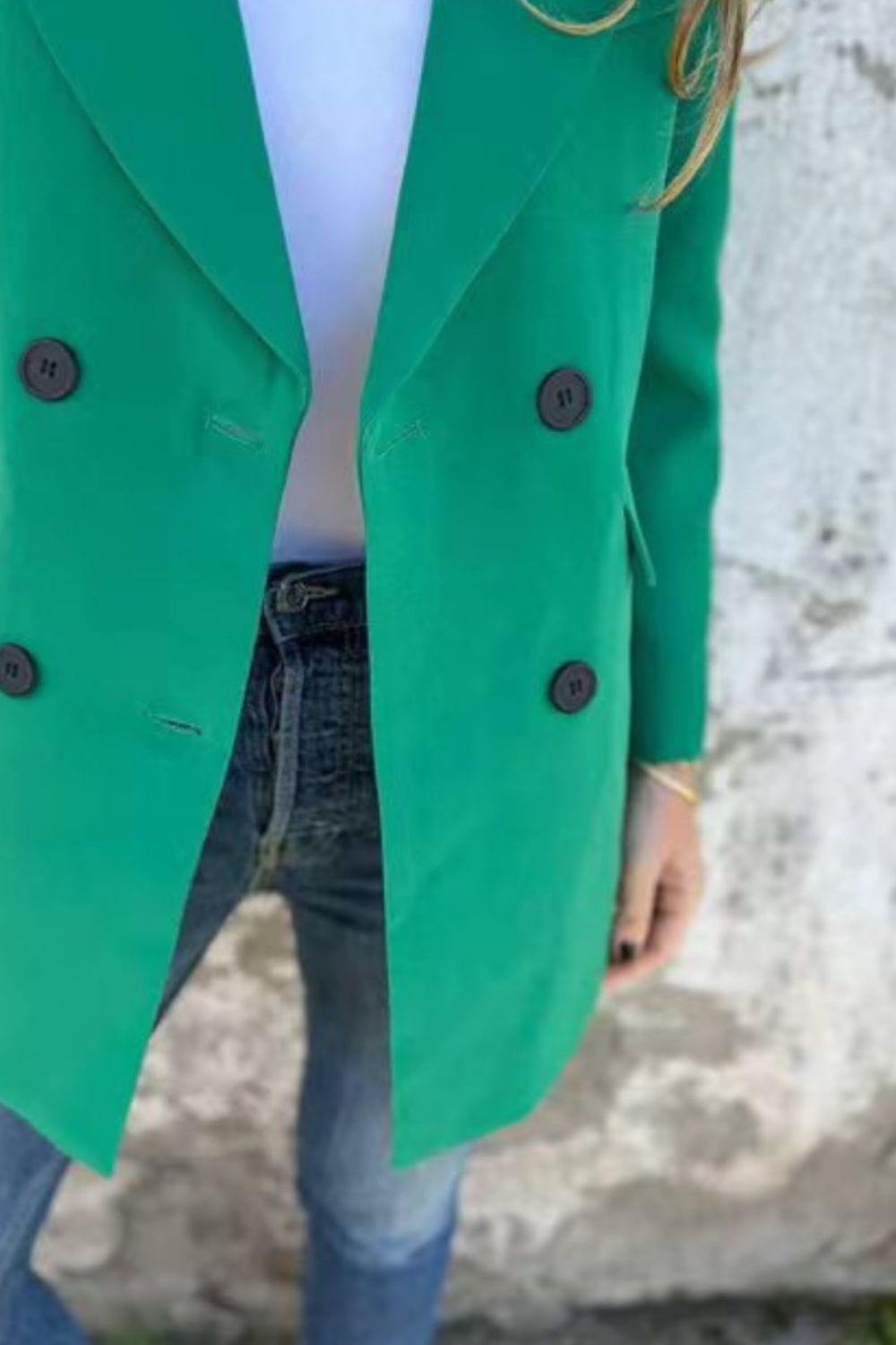 Classic Full-Size Collared Neck Long Sleeve Blazer