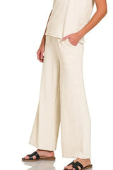 Cotton Slub Tank & Pants Set
