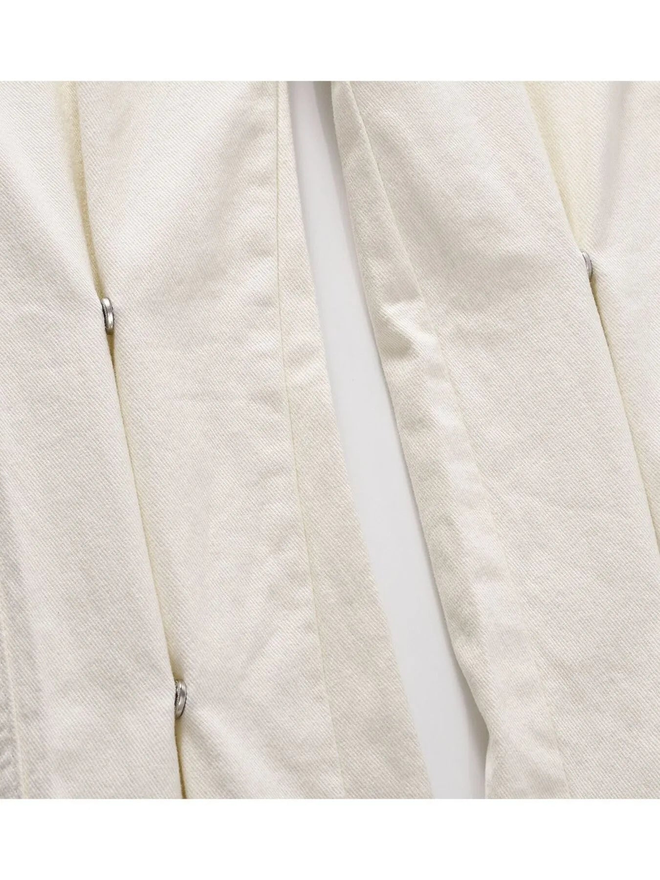Men's Slim Straight Jeans with Snap Detail