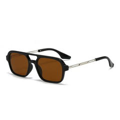 Fashion Retro Square Tinted Sunglasses