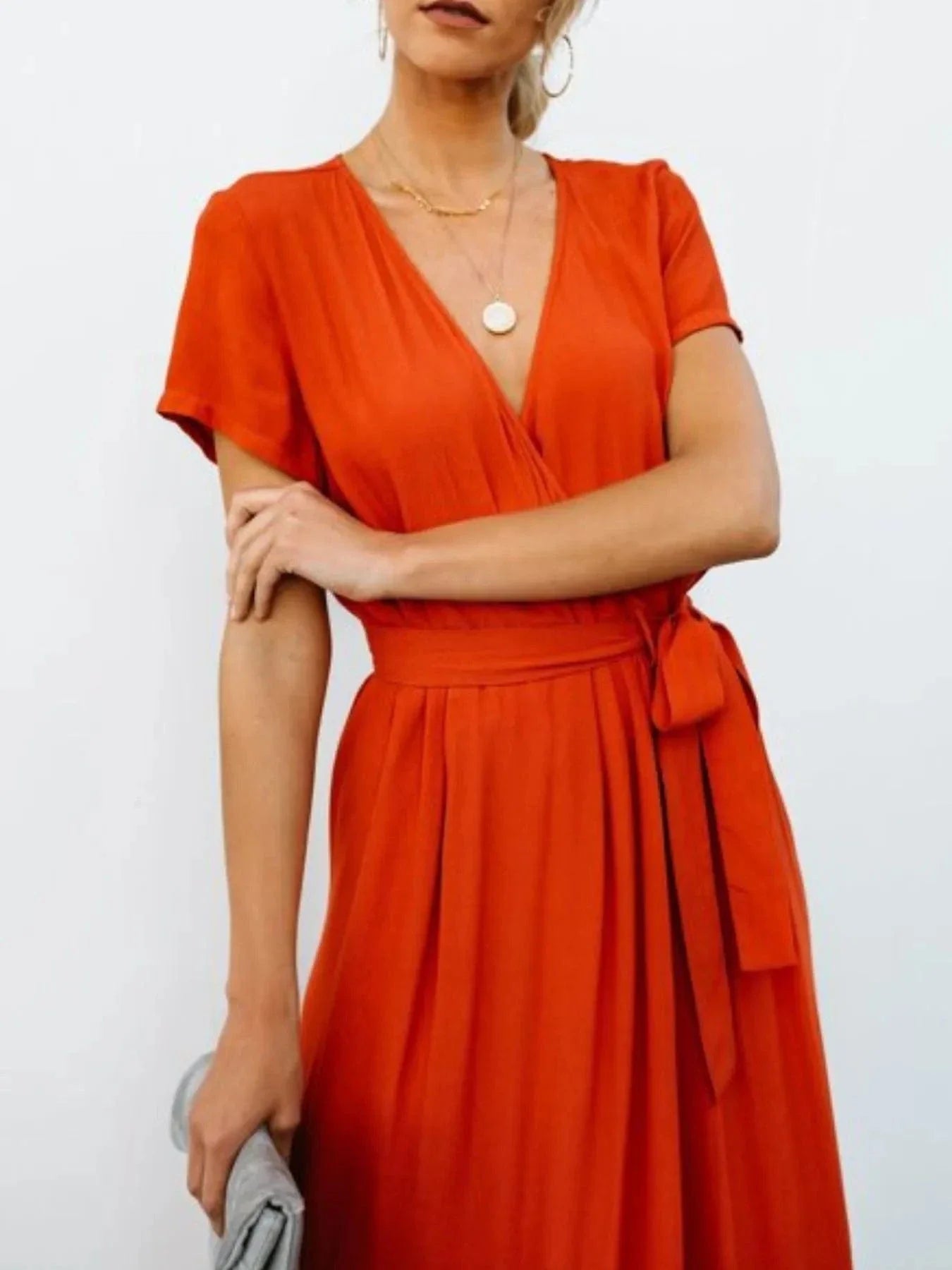 Everyday Wrap Front Dress