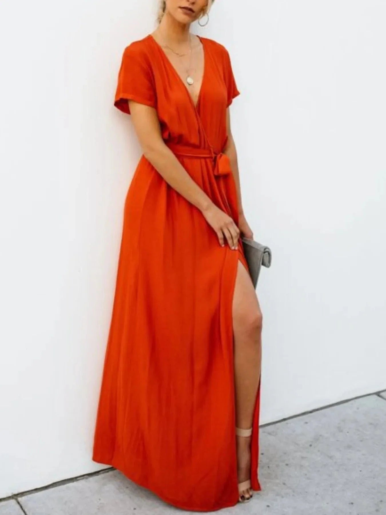 Everyday Wrap Front Dress
